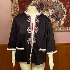 Blazer jacket with tank top